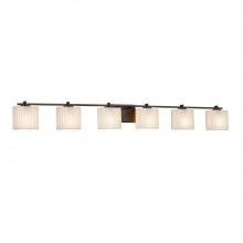  PNA-8446-55-PLET-DBRZ - Era 6-Light Bath Bar