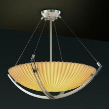  PNA-9721-35-PLET-NCKL-LED-3000 - 18" Pendant Bowl w/ Crossbar