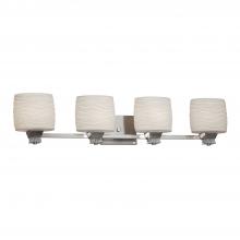  POR-8474-30-WAVE-NCKL - Ardent 4-Light Bath Bar