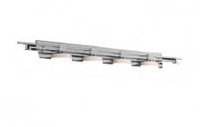  POR-8706-10-WAVE-NCKL - Aero 6-Light Bath Bar