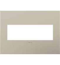  AWC3GSN4 - adorne® Satin Nickel Three-Gang Screwless Wall Plate