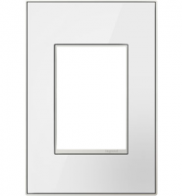  AWM1G3MW4 - adorne® Mirror White One-Gang-Plus Screwless Wall Plate