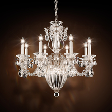  1238N-22H - Bagatelle 11 Light 120V Chandelier in Heirloom Gold with Clear Heritage Handcut Crystal