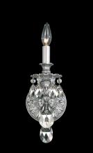  5641-23H - Milano 1 Light 120V Wall Sconce in Etruscan Gold with Clear Heritage Handcut Crystal