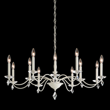  MD1012N-59H - Modique 12 Light 120V Chandelier in Ferro Black with Clear Heritage Handcut Crystal