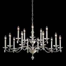  MD1015N-59H - Modique 15 Light 120V Chandelier in Ferro Black with Clear Heritage Handcut Crystal