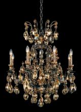  3771-76 - Renaissance 9 Light 120V Chandelier in Heirloom Bronze with Clear Heritage Handcut Crystal