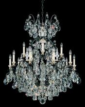  3773-48 - Renaissance 16 Light 120V Chandelier in Antique Silver with Clear Heritage Handcut Crystal