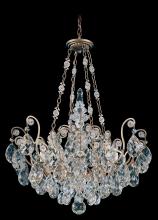  3787-51 - Renaissance 8 Light 120V Pendant in Black with Clear Heritage Handcut Crystal