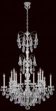  ST1952N-49H - Sonatina 14 Light 120V Chandelier in Black Pearl with Clear Heritage Handcut Crystal