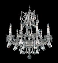  6949-23H - Sophia 9 Light 120V Chandelier in Etruscan Gold with Heritage Handcut Crystal