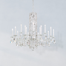  RS83151N-22H - Siena 15 Light 120V Chandelier (No Spikes) in Heirloom Gold with Clear Heritage Handcut Crystal