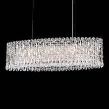  RS8340N-06H - Sarella 12 Light 120V Linear Pendant in White with Clear Heritage Handcut Crystal