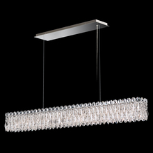  RS8352N-06H - Sarella 11 Light 120V Linear Pendant in White with Clear Heritage Handcut Crystal