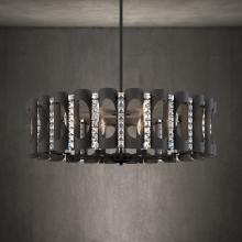  MR1008N-BK1O - Twilight 4 Light 120V Chandelier in Black with Clear Heritage Handcut Crystal