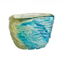  11482 - Oceanus Oval Bowl|Blue Gn