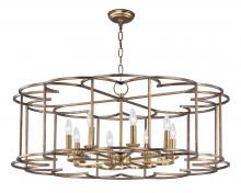  24734BZF - Helix-Single-Tier Chandelier