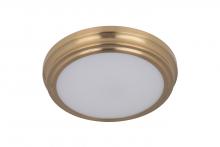  X6609-SB-LED - X66 Series 1 Light 9" LED Flushmount in Satin Brass