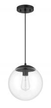  56891-FB - Gaze 10" 1 Light Pendant in Flat Black