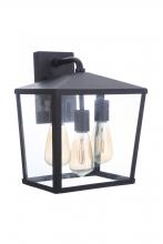  ZA4624-MN - Olsen 3 Light Medium Outdoor Wall Lantern in Midnight