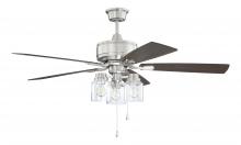  KTE52BNK5 - 52" Kate in Brushed Polished Nickel w/ Driftwood/Grey Walnut Blades