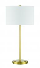  87009SB-T - Jones 1 Light Table Lamp in Satin Brass