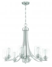  50528-BNK - Bolden 8 Light Chandelier in Brushed Polished Nickel