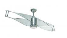  ILU56PLN2 - 56" Illusion in Polished Nickel w/ Clear Acrylic Blades