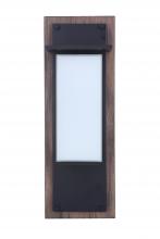  ZA2512-WBMN-LED - Heights 1 Light Medium Outdoor LED Wall Lantern in Whiskey Barrel/Midnight