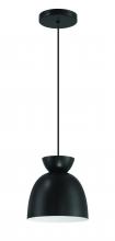  59191-FB - Ventura Dome 1 Light Mini Pendant in Flat Black