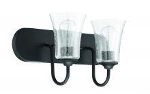  50402-FB - Gwyneth 2 Light Vanity in Flat Black