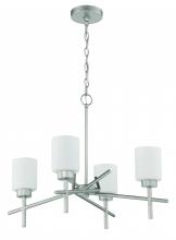  54624-SN - Cadence 4 Light Chandelier in Satin Nickel