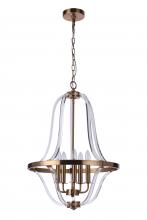  57735-SB - Graclyn 5 Light Foyer in Satin Brass