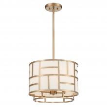  DAN-404-VG - Libby Langdon Danielson 4 Light Vibrant Gold Chandelier