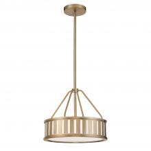  KEN-8303-VG - Kendal 3 Light Vibrant Gold Mini Chandelier