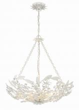  MSL-306-MT - Marselle 6 Light Matte White Chandelier