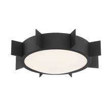  SOL-A3103-BF - Solas 3 Light Black Forged Ceiling Mount