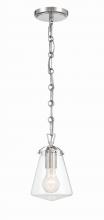  VSS-7002-PN - Voss 1 Light Polished Nickel Mini Pendant