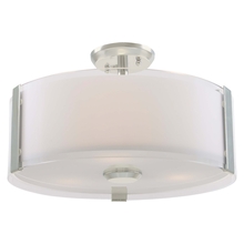  DVP14511SN-SSOP - Zurich Small 3 Light Semi-Flush Mount