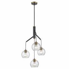  DVP40424BR+GR-RPG - Tropea 4 Light Pendant