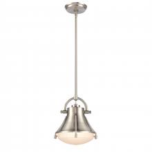  67785/1 - Urbanite 9'' Wide 1-Light Mini Pendant - Satin Nickel