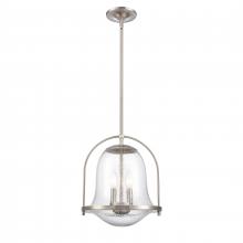  67856/2 - Connection 12'' Wide 2-Light Pendant - Satin Nickel