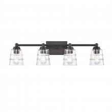  67983/4 - Pulsate 30.25'' Wide 4-Light Vanity Light - Matte Black