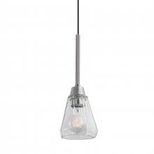  8284-PN-CL - Arctic 5'' Wide 1-Light Pendant - Polished Nickel