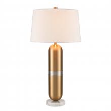  H0019-9575 - Pill 34'' High 1-Light Table Lamp - Aged Brass