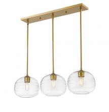  486P10-3L-OBR - 3 Light Linear Chandelier