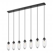  651P-7L-MB - 7 Light Linear Chandelier