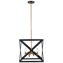  71055 ROB/AB - Ackerman 13" Pendant Style Open Box Chandelier