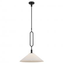  PND-2254 BK - Lumidrop 1 - Light Modern Pendant with Opal Glass