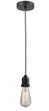  100BK-10BW-0BK - Whitney - 1 Light - 2 inch - Matte Black - Cord hung - Mini Pendant